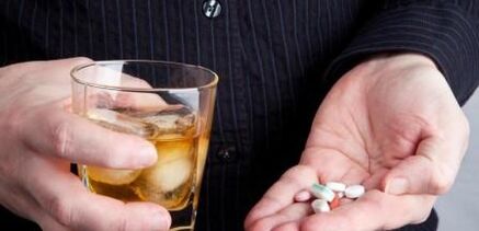 El alcohol como razón para la digestión incorrecta